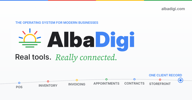 AlbaDigi — Real tools. Really connected.