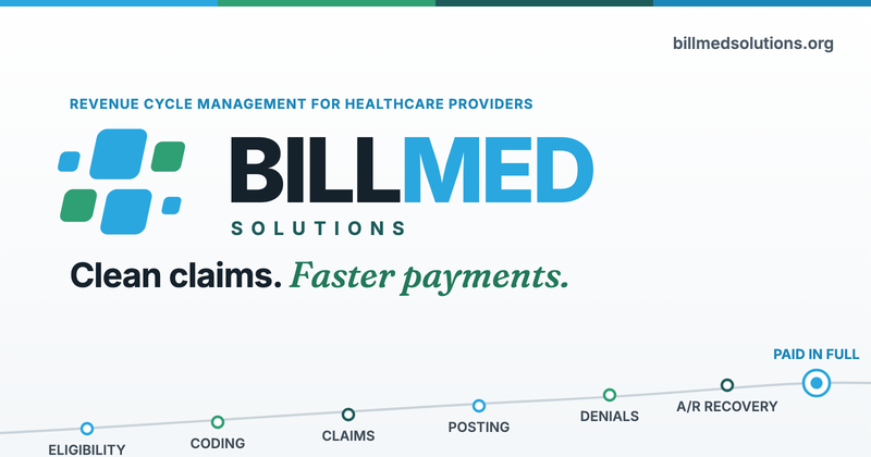 BillMed Solutions — Clean claims. Faster payments.